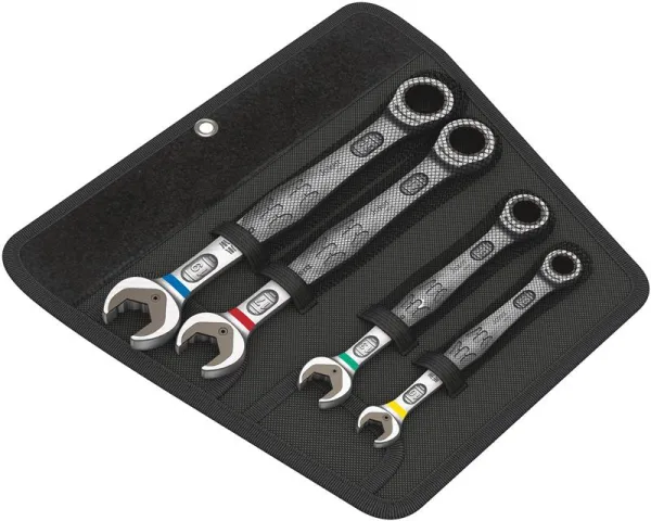 Wera 6000 Joker 4 Set 1 gaffelnyckel- och ringräckesats