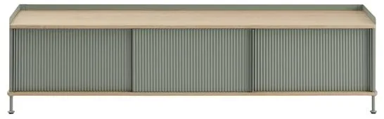 Muuto Enfold Sideboard 186x45 Ek/Dusty Green