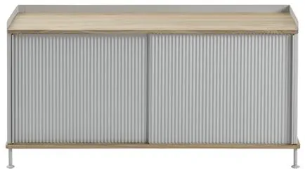 Muuto Enfold Sideboard Låg Ek/Grå
