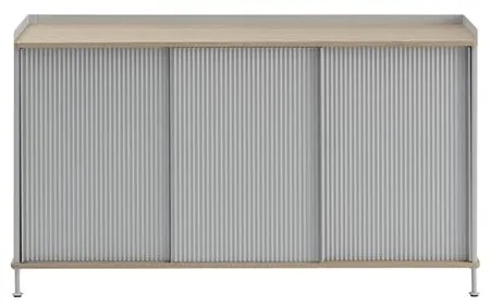 Muuto Enfold Sidobord 148x45 Ek/Grå
